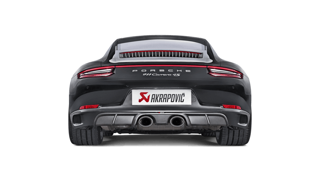 Akrapovic Porsche 911 Carrera (991.2) Cabriolet/S/4/4S/Gts Matte Carbon Diffuser