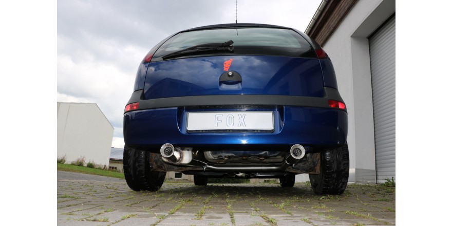 Opel Corsa C Einddemper Uitgang rechts/links - 1x90 Typ 13 recht