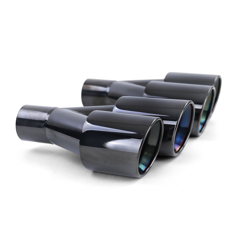 Uitlaat Sierstukken BMW F10 F11 F12 F13 Zwart Duplex