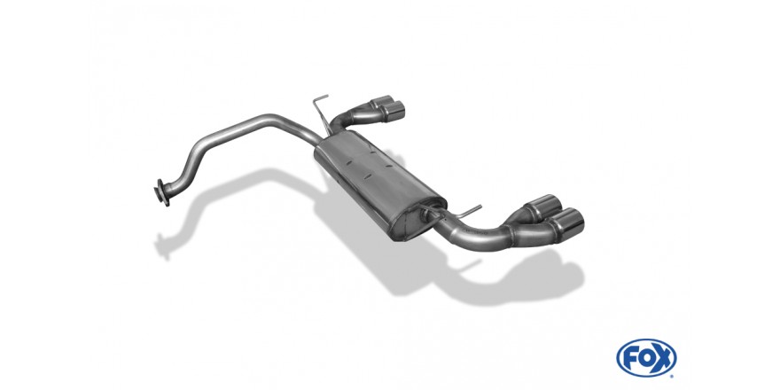 Honda Civic IV Coupe - EJ2 Einddemper Uitgang rechts/links - 2x8