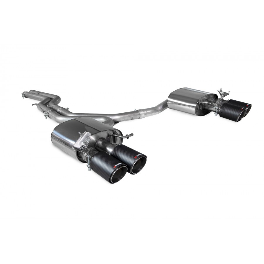Scorpion uitlaat Audi S4 B9 Quattro Avant, Saloon & Sedan. Non sports diff & non GPF model carbon fi