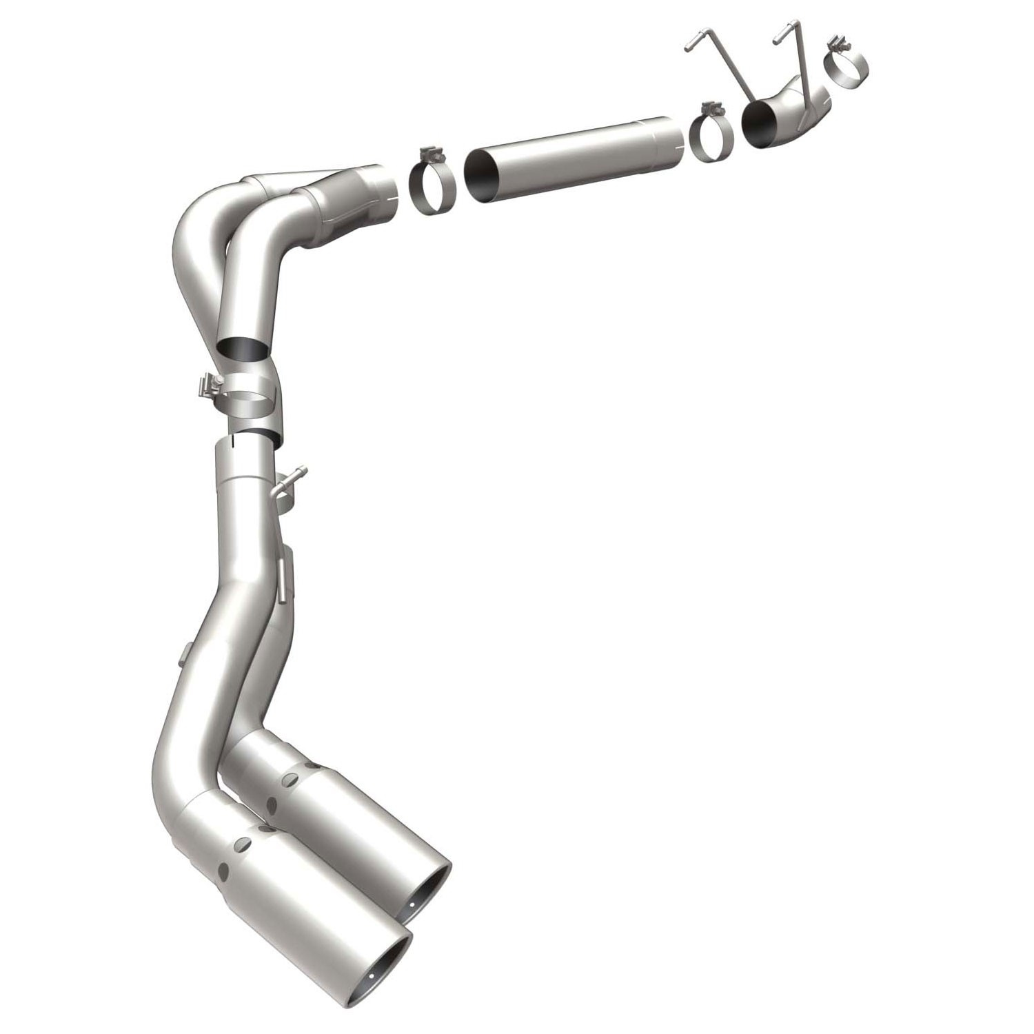 Dodge Cat-Back PI 07 Dodge Ram CC/MC 6.7L Magnaflow Cat-BackDA