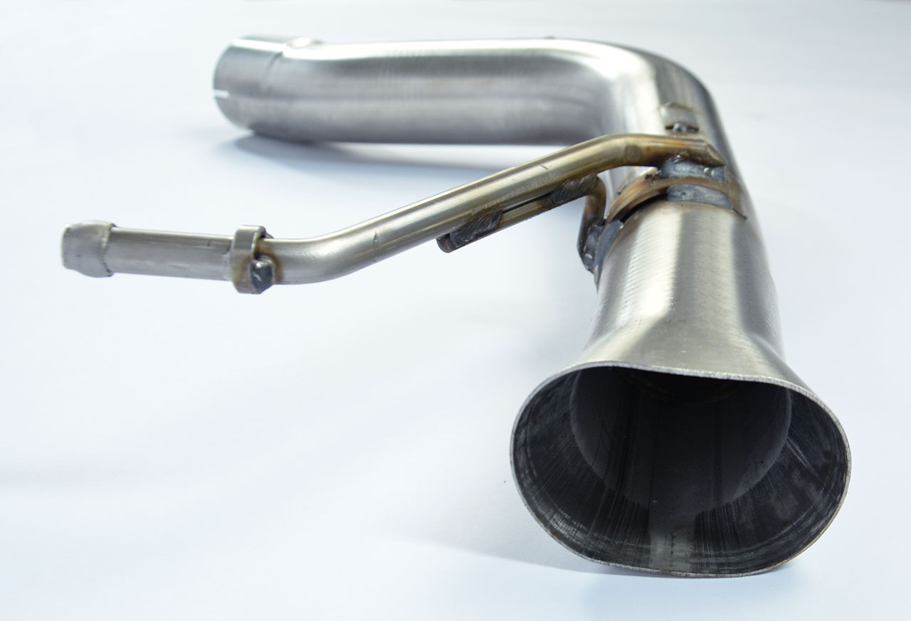 AUDI A6 C7 4G 2.0 TFSI (252 Hp) 2015 -> 2018 Rear pipe Right - Left (Muffler delete)