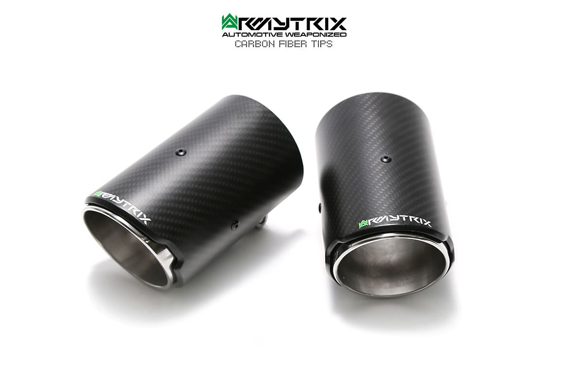 Armytrix BMW 2 Series F22 M240i (2017-) Dual carbon tips (2x89mm