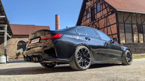 Einddemper BMW M3 Series Touring Exhaust Systems Aluminum brushed
