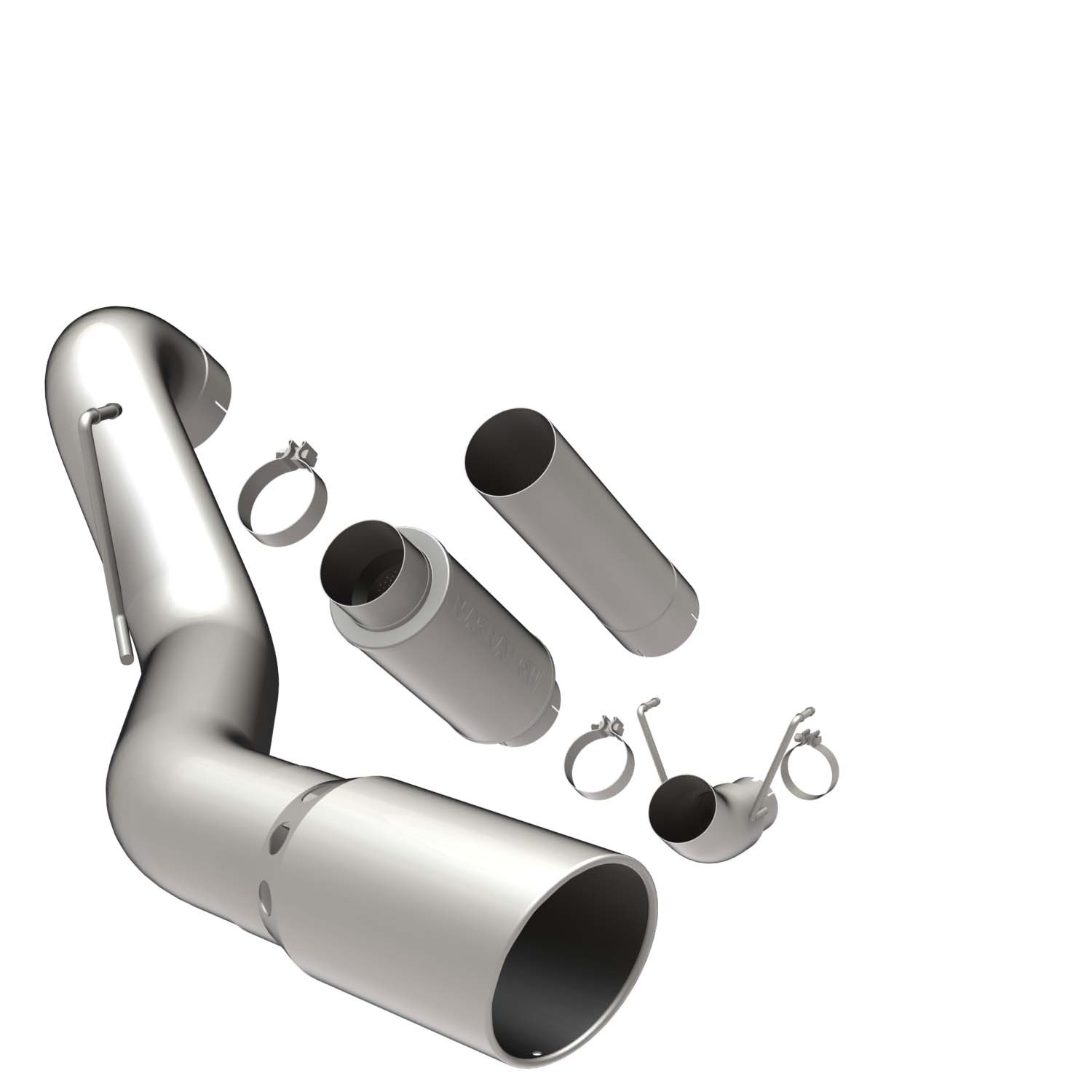 Dodge Cat-Back 07 Dodge Ram CC/MC 6.7L 5" Magnaflow Cat-Back