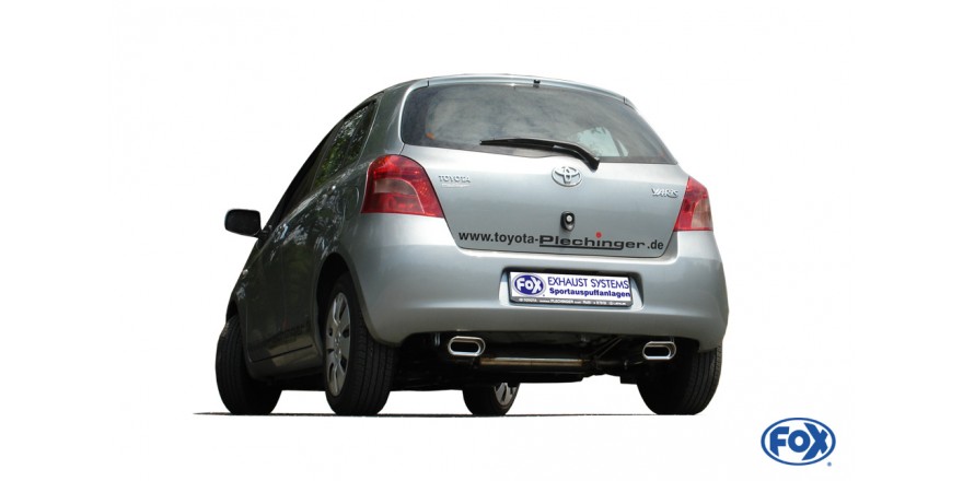 Toyota Yaris XP9F Einddemper dwars Uitgang rechts/links - 150x70