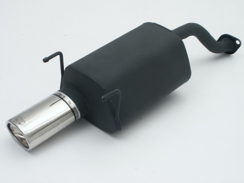 Einddemper Honda Civic 1992-1996 RVS eindstuk dtm 2x80mm Rond