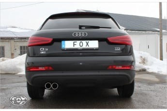 Audi Q3 Diesel Einddemper - 2x90 Typ 16 FOX