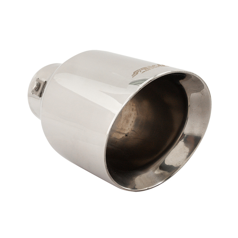 Simoni Racing Uitlaatsierstuk Rond/Schuin RVS - Ø114xL210mm - Montage ->60mm
