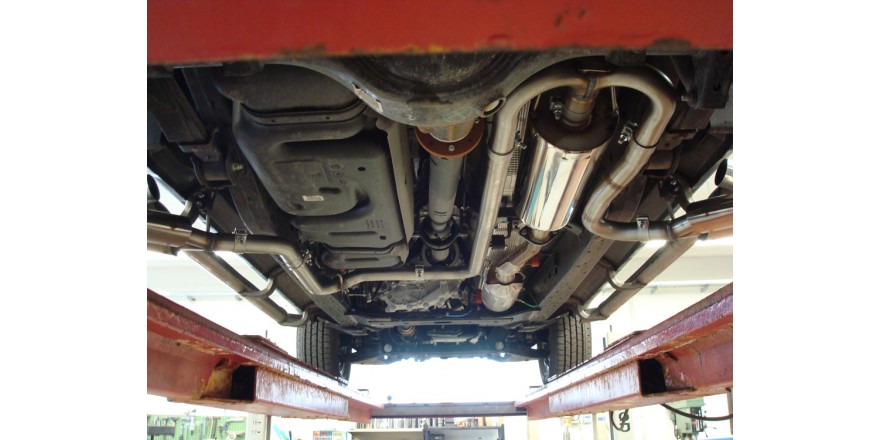 Ford Ranger vanaf 2010 Einddemper Uitgang seitlich rechts und li