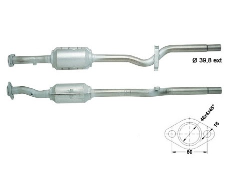 Fiat UNO 1.0ie SX 999 cc 33 Kw / 45 cv 156A2.246 146EE Magnaflow