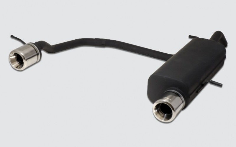 Einddemper duplex Citroen C3 2002-2009 RVS eindstuk 100mm