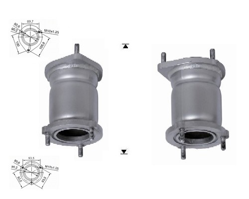 Daewoo NUBIRA 1.6i 16V 1598 cc 77 Kw / 105 cv A16DMS Magnaflow C
