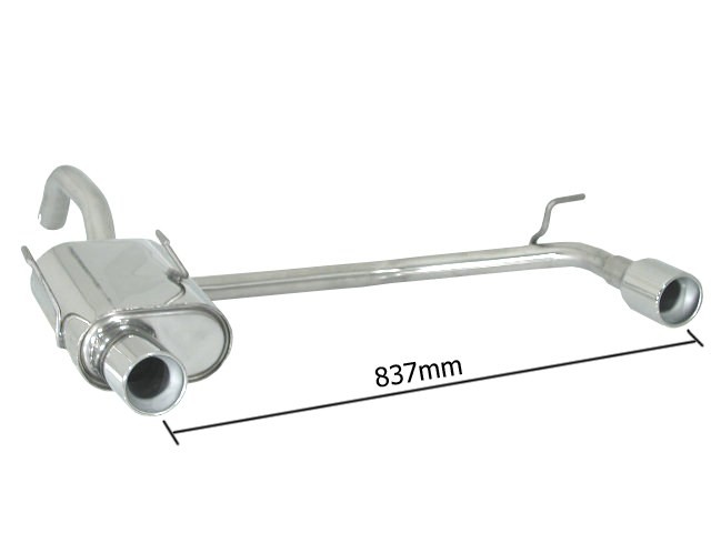 Fiat Panda II (typ169) Einddemper Ragazzon