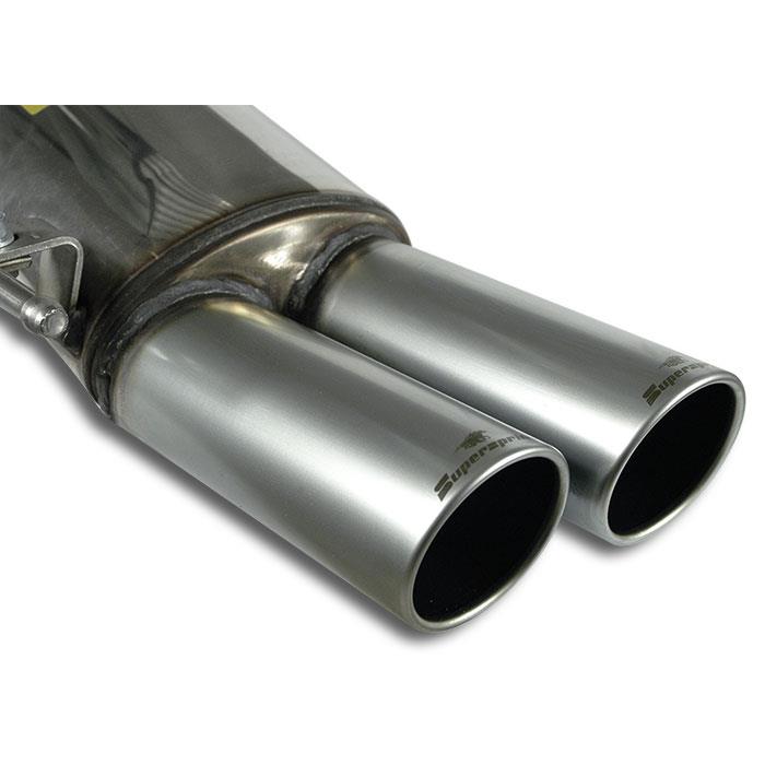ALFA ROMEO MiTo 1.4i T MultiAir (135 Hp) 2009 -> 2014 Rear exhaust OO80 SATIN FINISH