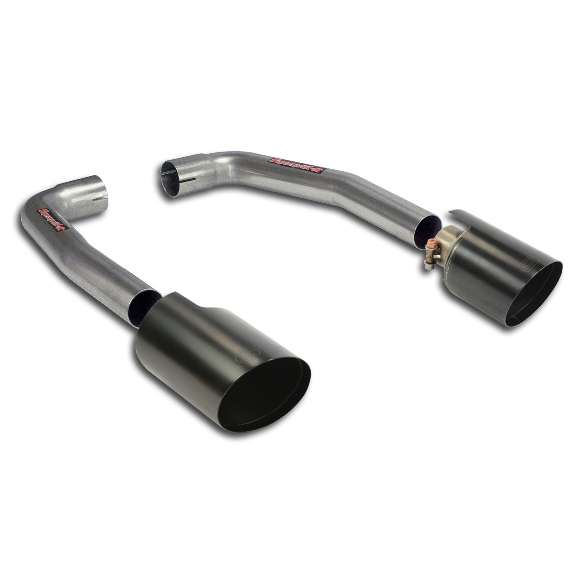 ALFA ROMEO GIULIETTA QV 1750 TBi (240 Hp) 2014 Endpipe kit "Race" Black Right O100 - Left O100