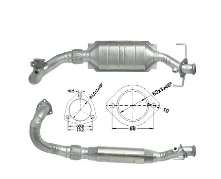 Saab 9-5 2.0i 16V Turbo 1985 cc 141 Kw / 192 cv B205E Magnaflow