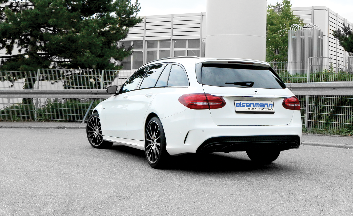 Rear Muffler Mercedes-amg C-class Coupe Exhaust Systems