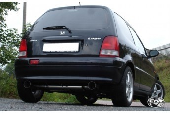 Honda Logo Einddemper dwars Uitgang rechts/links - 1x100 Typ 10