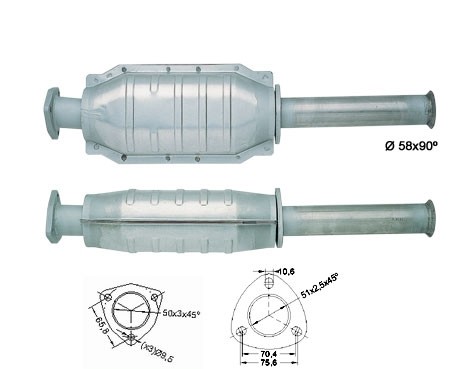 Lancia DEDRA 1.6ie 1581 cc 66 Kw / 90 cv Magnaflow CAT Bouwjaar:
