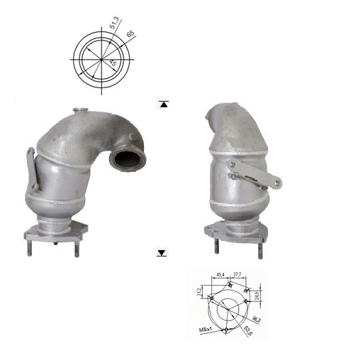 Fiat BRAVO 1.9TD MJTD 1910 cc 66 Kw / 90 cv 192B5000 Magnaflow C
