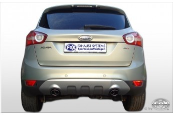 Ford Kuga Einddemper Uitgang rechts/links - 106x71 Typ 32 rechts