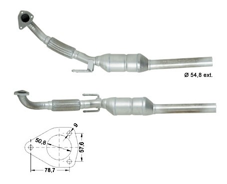 VW BORA 1.9TDi 1896 cc 96 Kw / 131 cv ASZ Magnaflow CAT Bouwjaar