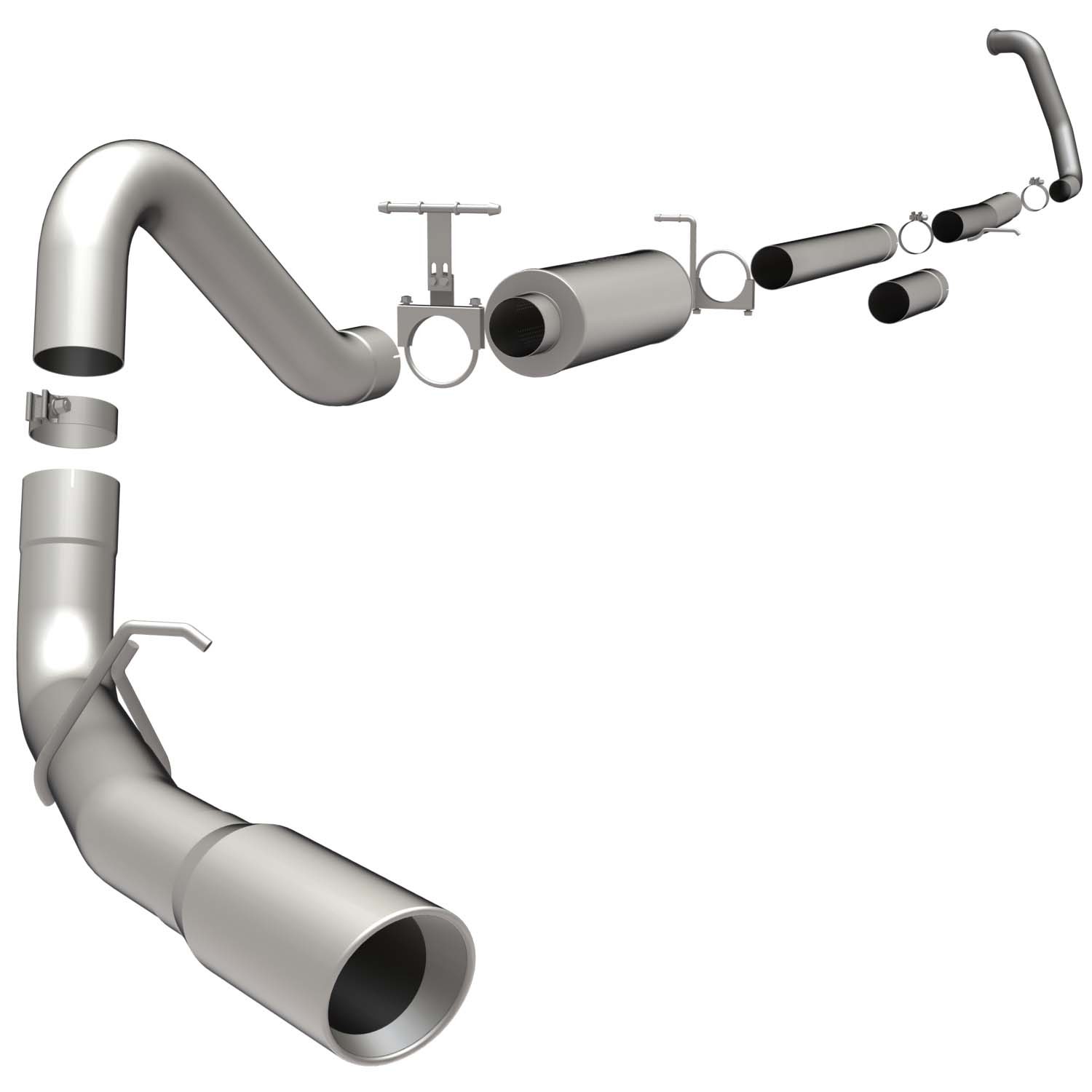 Ford Sys T/B 03 Ford 6.0L Dual Magnaflow Cat-Back
