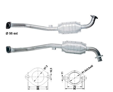 Opel OMEGA B 2.5i V6 2498 cc 125 Kw / 170 cv X2.5XE Magnaflow CA