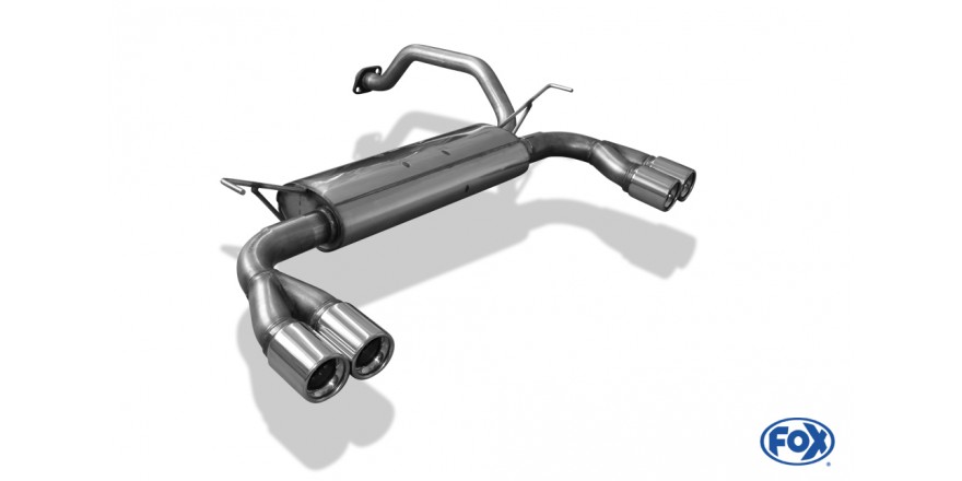 Honda Civic IV Coupe - EJ2 Einddemper Uitgang rechts/links - 2x8