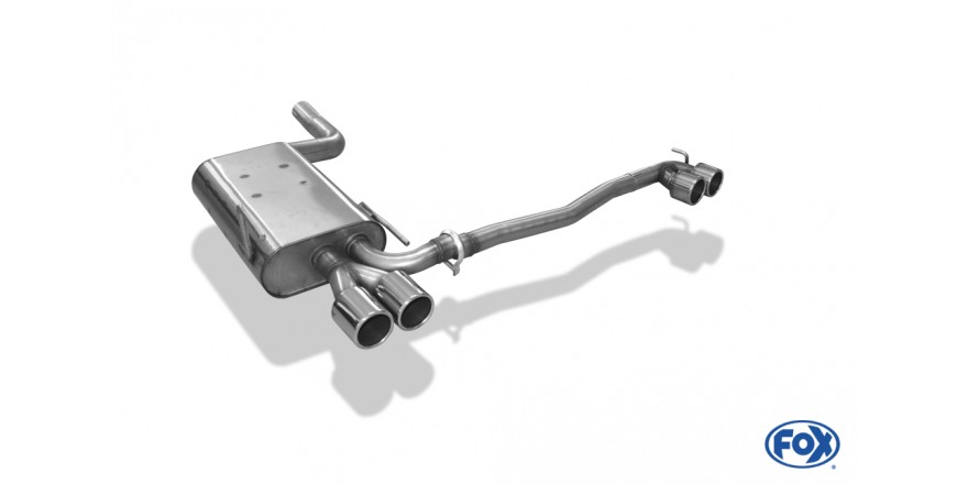 Mercedes CLK Typ 208 Einddemper Uitgang rechts/links - 2x76 Typ