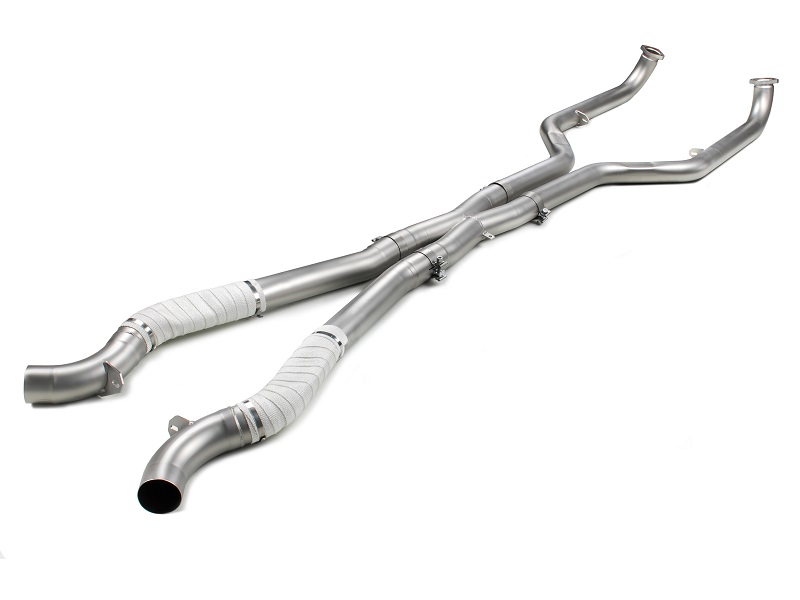 Non-resonated Center Pipe With X-pipe BMW M 5 Series Sedan Exhaust Systems