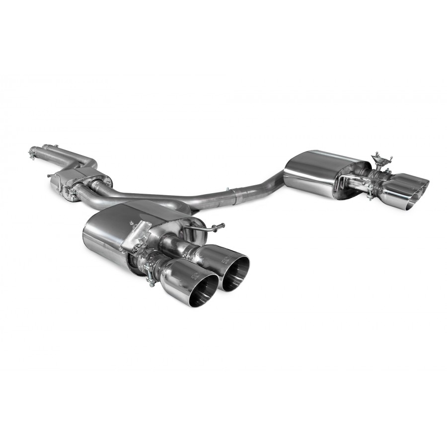 Scorpion uitlaat Audi S4 B9 Quattro Avant, Saloon & Sedan. Non sports diff & non GPF model resoneren