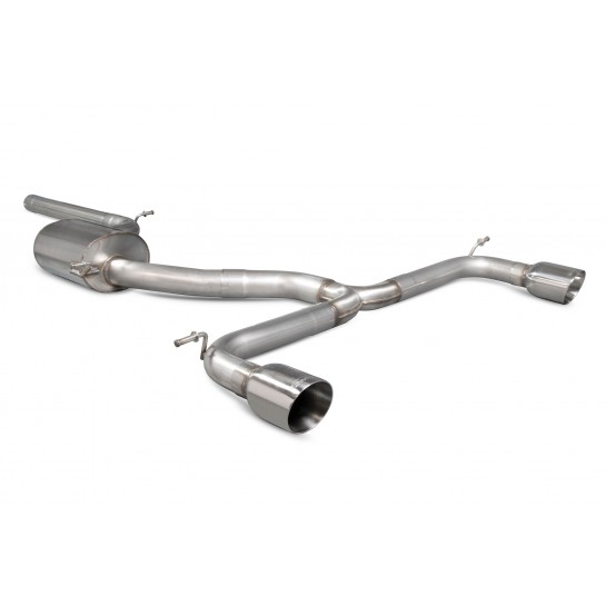 Scorpion uitlaat Volkswagen MK7.5 Golf GTi (TCR & GPF Models) gepolijst