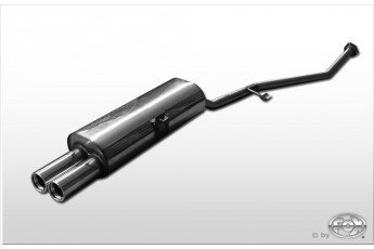 BMW E30 316i/ 318i bis 9/87 Systeem vanaf Kat met 3 Steek-Flens