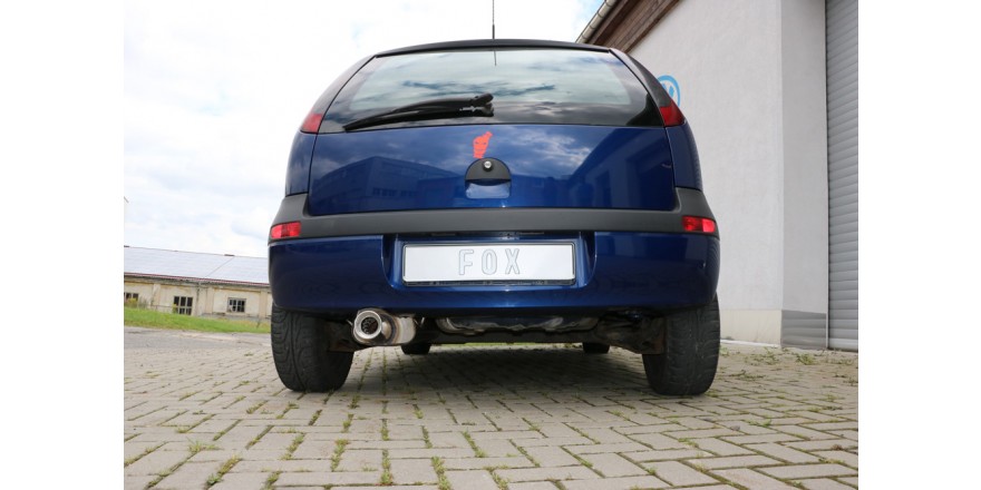 Opel Corsa C Einddemper - 1x90 Typ 13 FOX