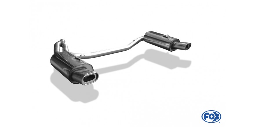 Volvo C70 I - Coupe/Cabrio Einddemper Uitgang rechts/links - 135