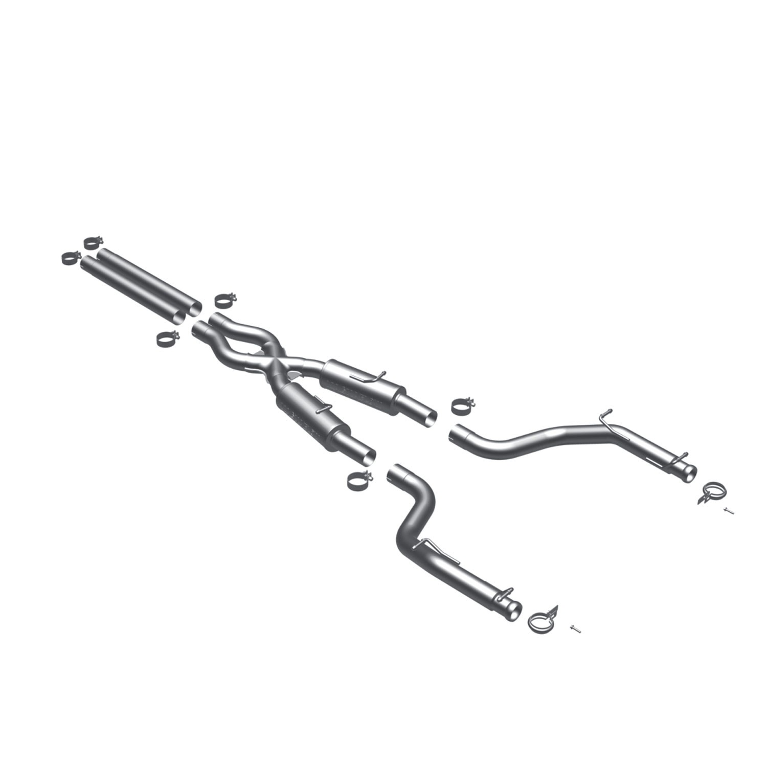 Dodge Cat-Back Challenger SRT8 6.1 OEM tip Magnaflow Cat-Back