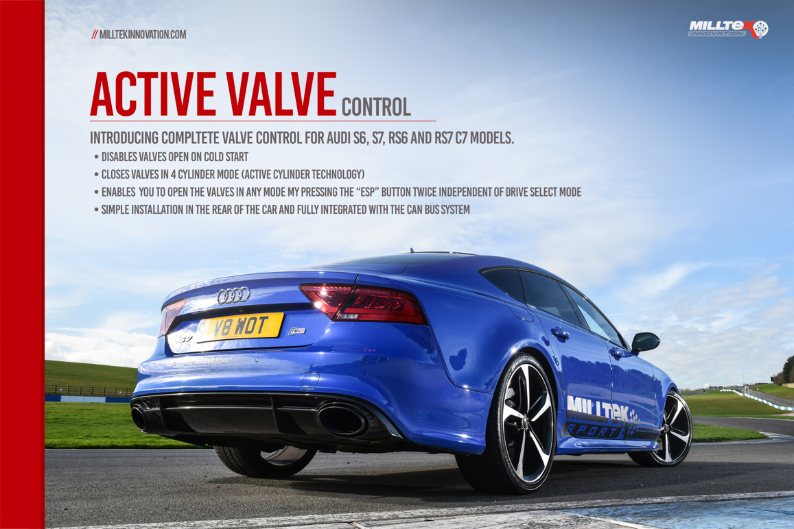 Audi S4 3.0 Turbo V6 B9 - Saloon/Sedan & Avant (Non Sport Diff Models) Active Valve Control