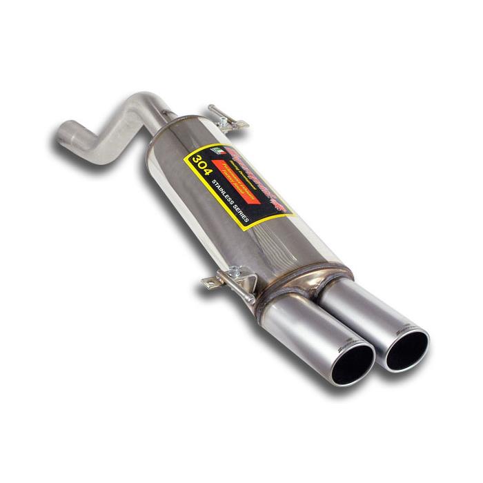 ALFA ROMEO MiTo 1.4i T MultiAir TCT (135 Hp) 2010 -> 2014 Rear exhaust OO80 SATIN FINISH