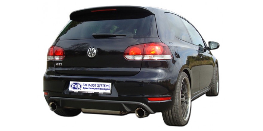 VW Golf VI - GTI-Optik Einddemper rechts/links - 1x90 Typ 25 rec