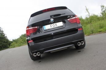 BMW X3 F25 - 3,0l D 230kW Einddemper dwars Uitgang rechts/links
