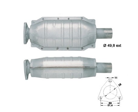 Fiat BRAVO 1.8i 16V 1747 cc 83 Kw / 113 cv Magnaflow CAT Bouwjaa