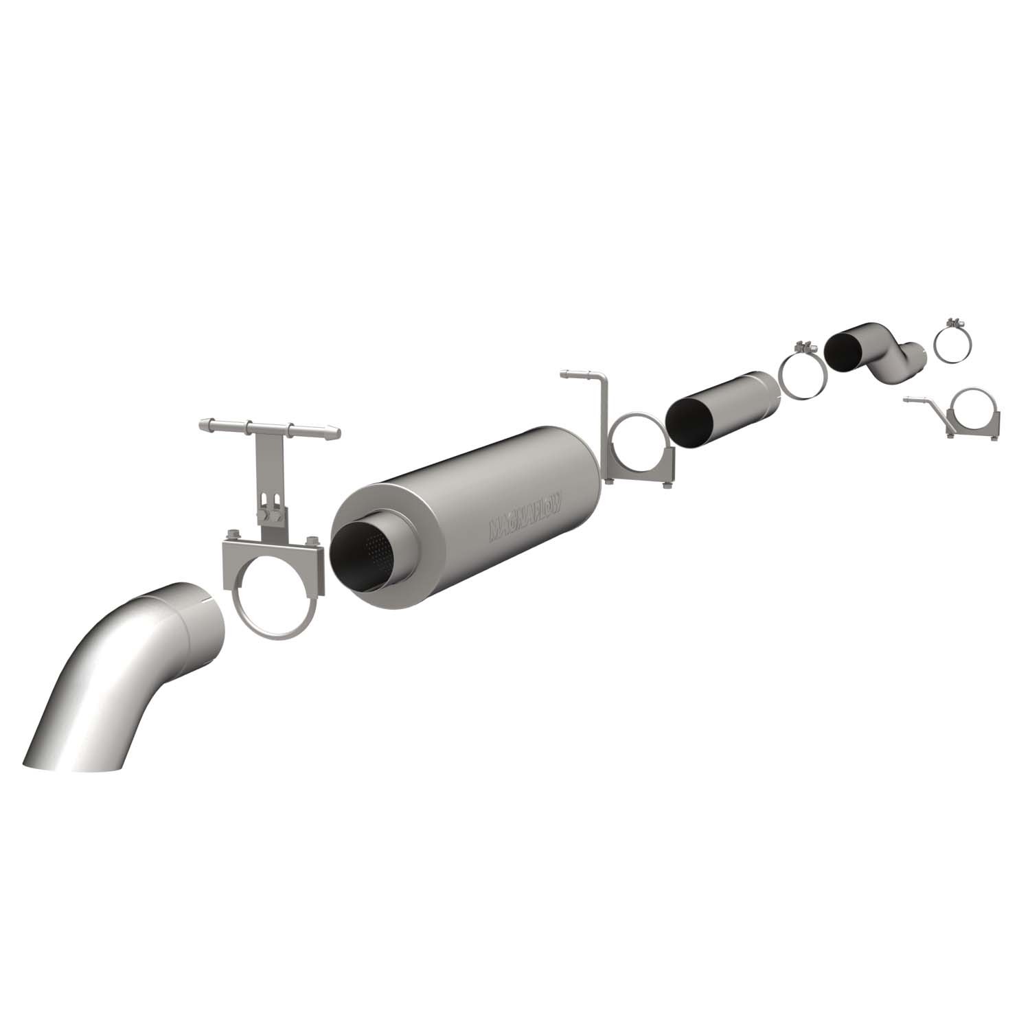Ford Cat-Back 99-03 Ford Diesel EC/CC 4" Magnaflow Cat-Back