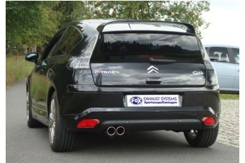 Citroen C4 Coupe Einddemper - 2x80 Typ 13 FOX