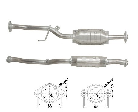 Toyota CARINA E 1.8i 16V 1762 cc 79 Kw / 107 cv 7AFE Magnaflow C