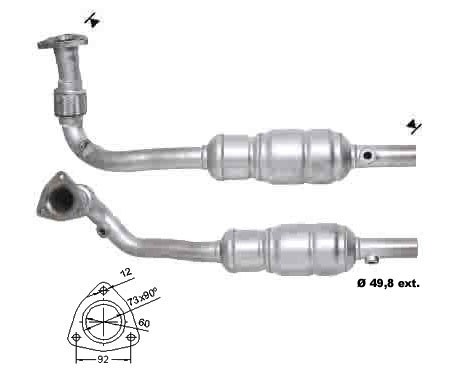 Opel ASTRA 2.2i 16V 2198 cc 108 Kw / 147 cv Z22SE Magnaflow CAT