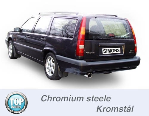 Simons Uitlaatsysteem af kat. Volvo S70 1997-1999